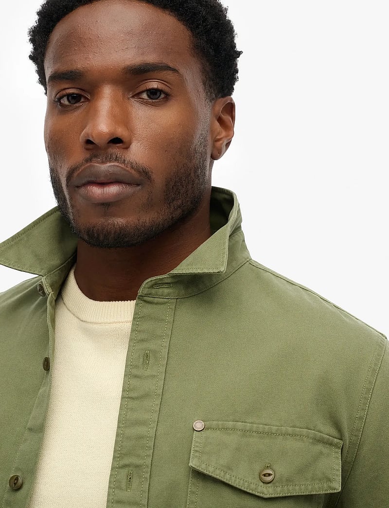 Superdry - MERCHANT FRONTIER SHIRT - casual skjorter - olive khaki - 5