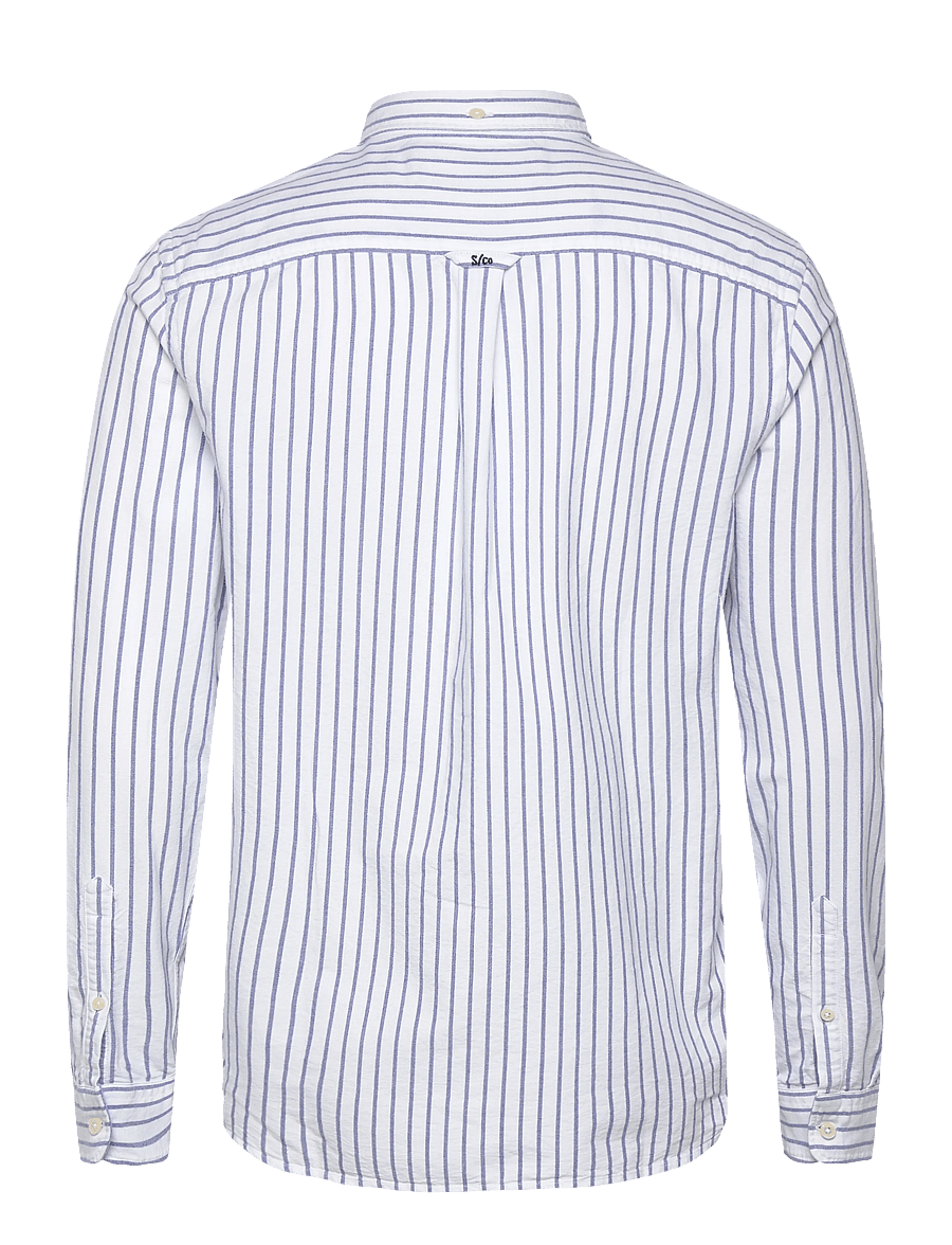 Superdry - PREPPY OXFORD L/S SHIRT - chemises à rayures - classic blue/optic stripe - 2