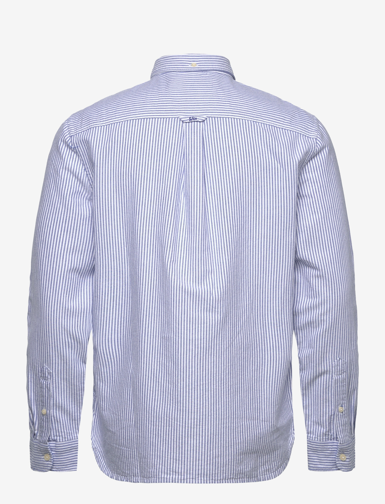 Superdry - PREPPY OXFORD L/S SHIRT - stribede skjorter - azure blue chalk stripe - 2