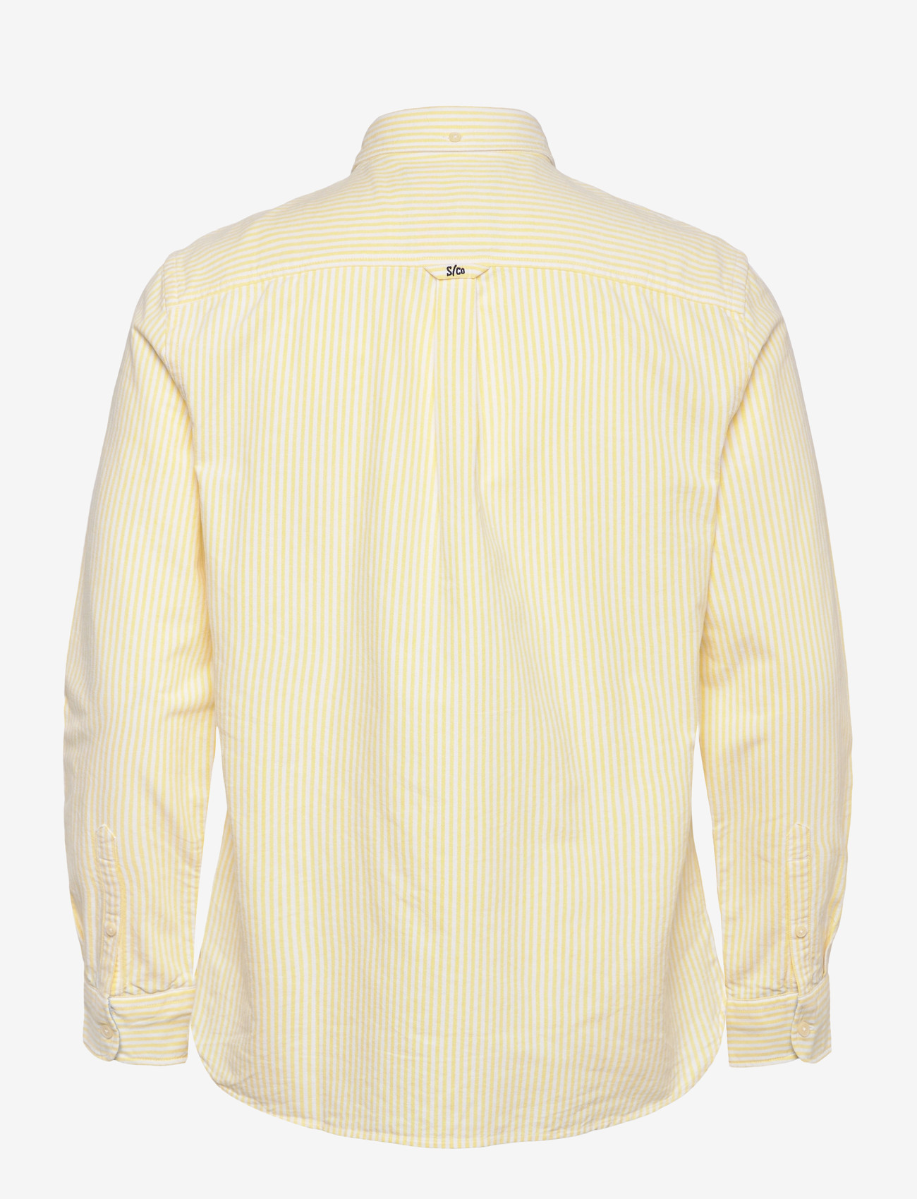 Superdry - PREPPY OXFORD L/S SHIRT - stribede skjorter - lemon stripe - 2