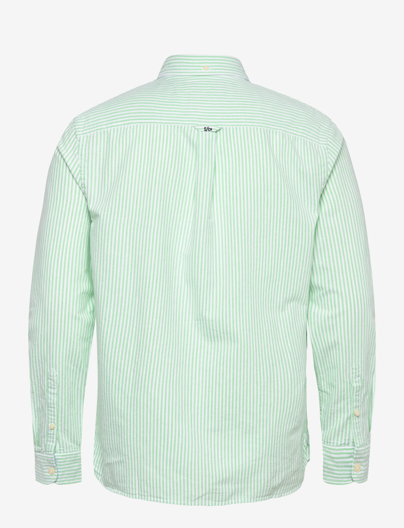 Superdry - PREPPY OXFORD L/S SHIRT - stribede skjorter - mint stripe - 2
