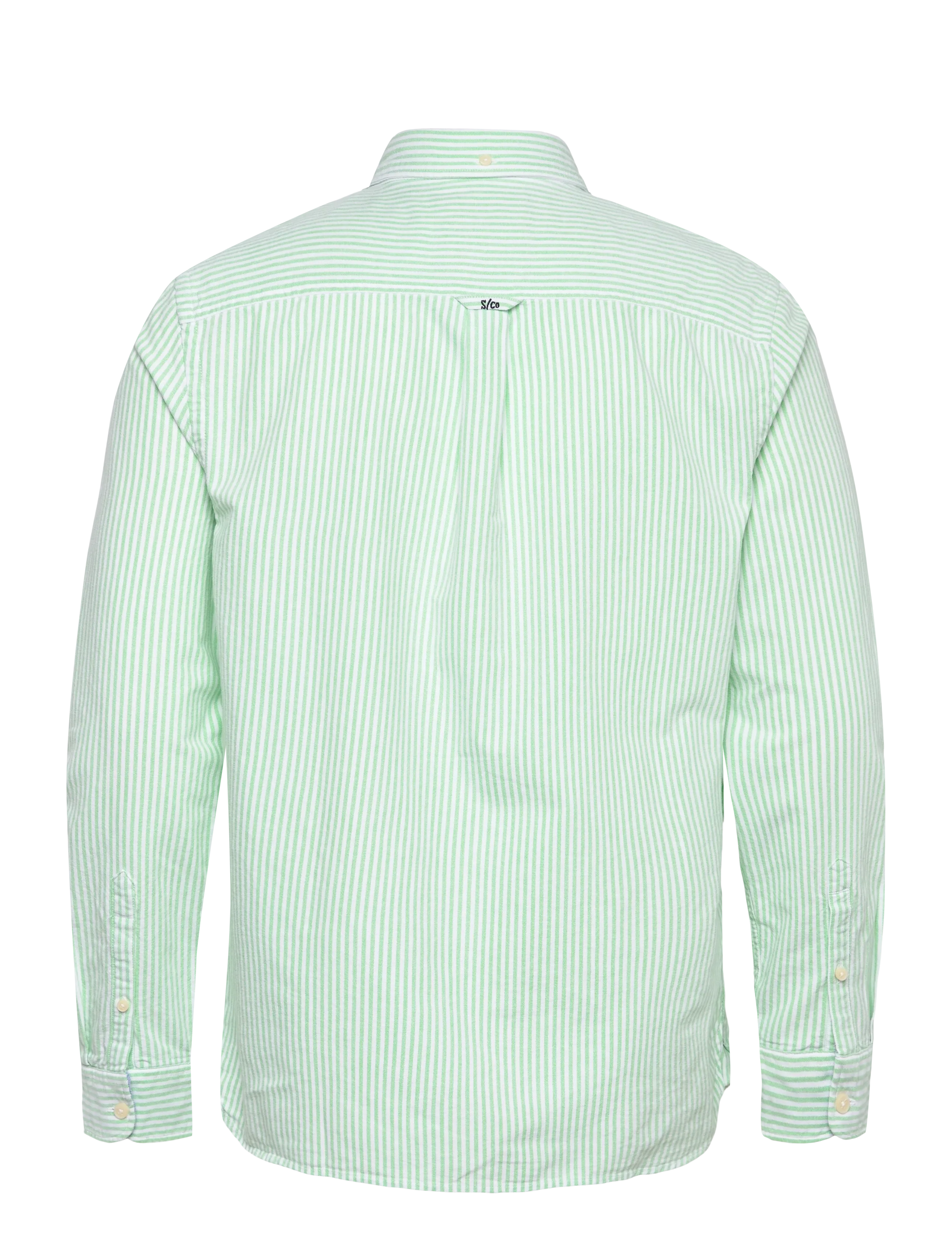 Superdry - PREPPY OXFORD L/S SHIRT - stribede skjorter - mint stripe - 2