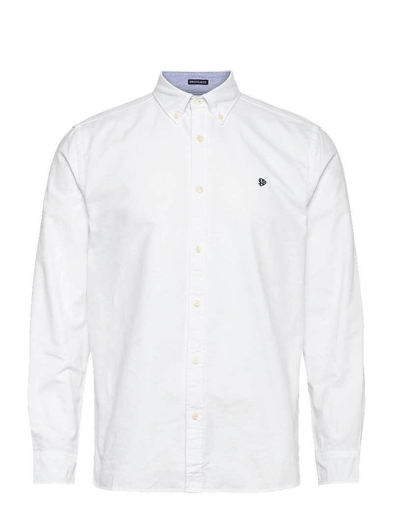 Superdry - PREPPY OXFORD L/S SHIRT - triibulised särgid - optic - 1