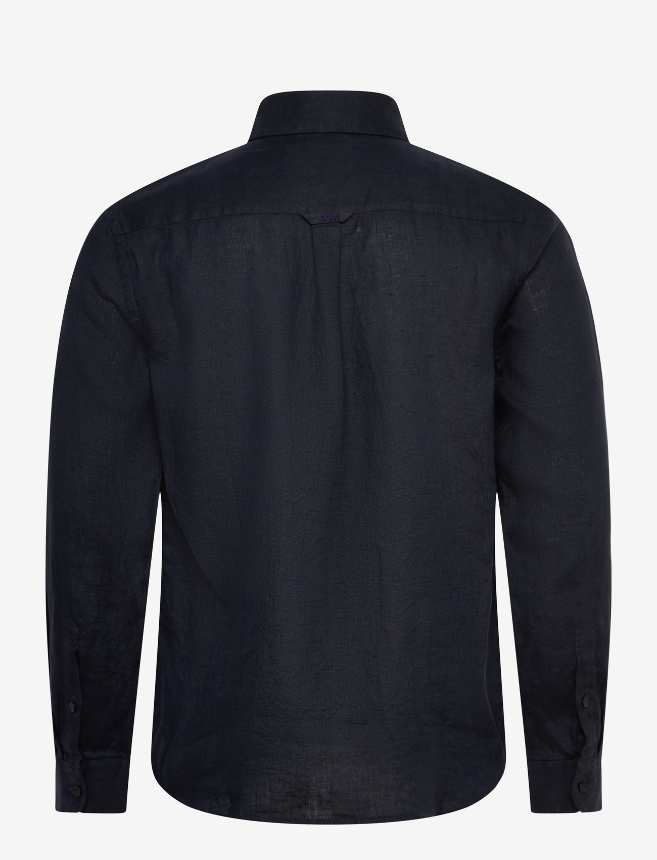 Superdry - RIVIERA L/S LINEN SHIRT - hørskjorter - eclipse navy - 2