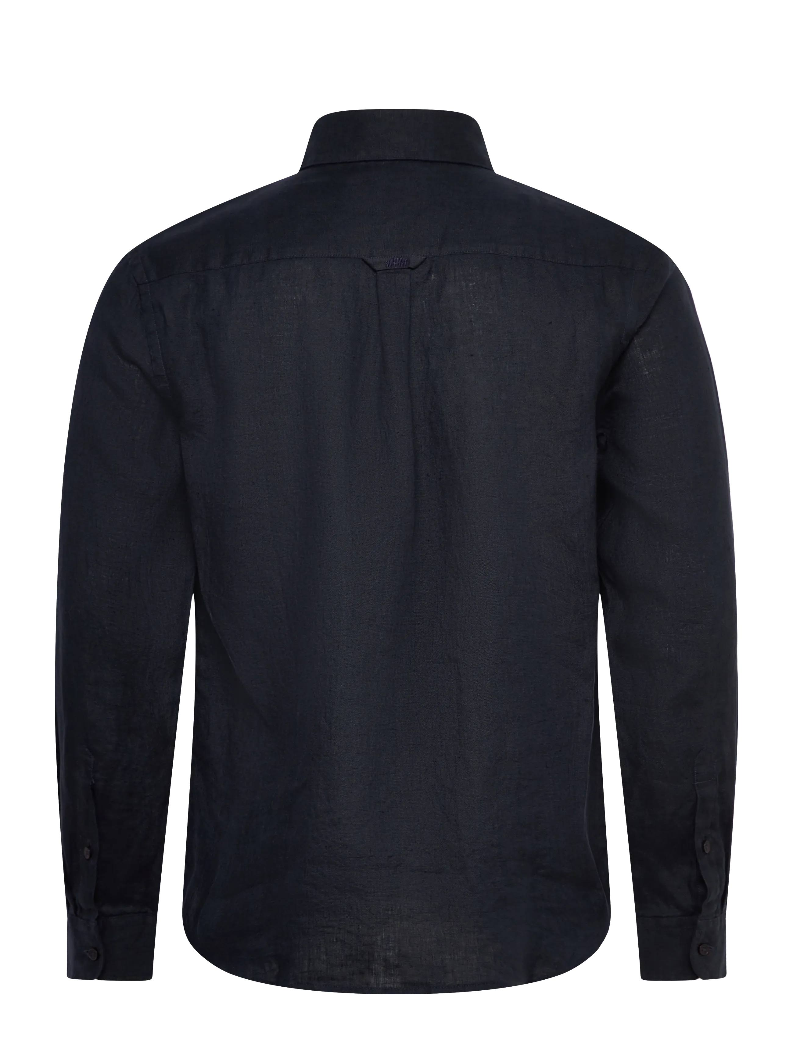 Superdry - RIVIERA L/S LINEN SHIRT - linased särgid - eclipse navy - 2