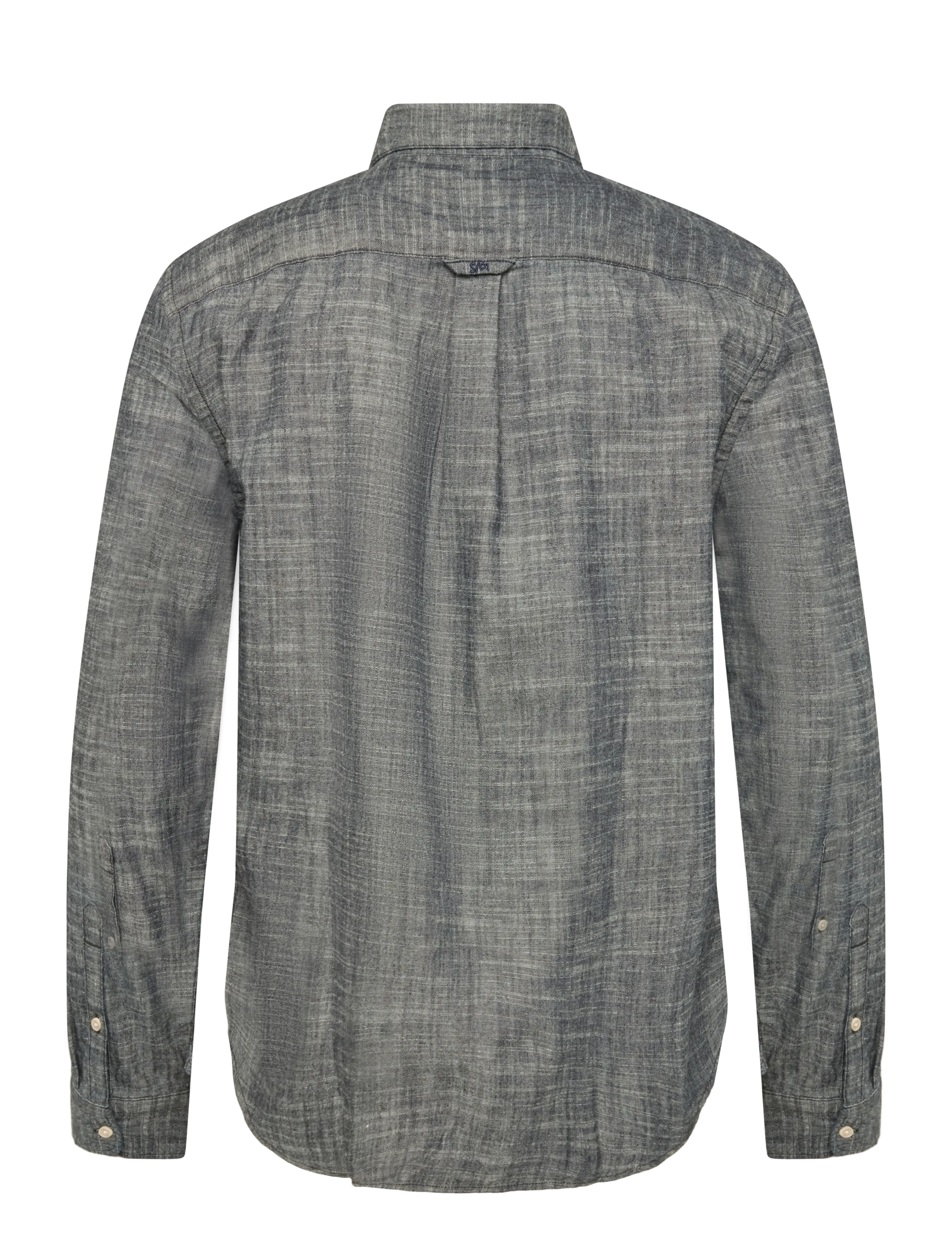 Superdry - ESSENTIALS CHAMBRAY L/S SHIRT - laisvalaikio marškiniai - rinse indigo - 2