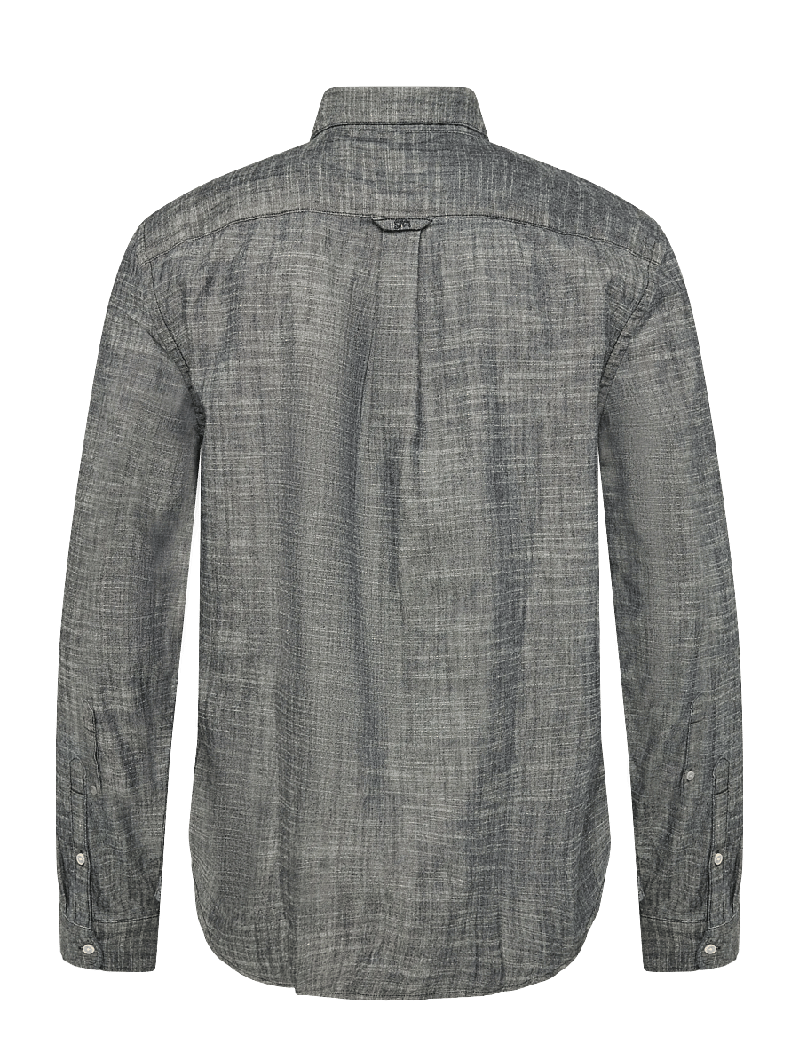 Superdry - ESSENTIALS CHAMBRAY L/S SHIRT - laisvalaikio marškiniai - rinse indigo - 2