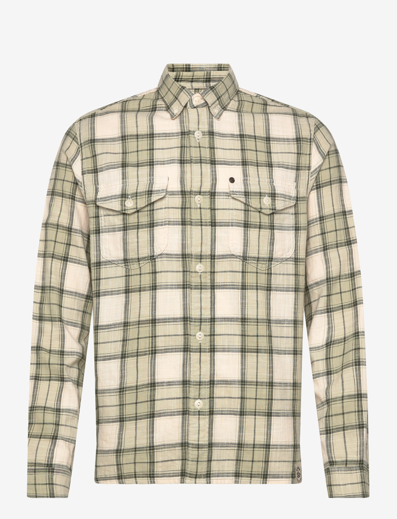 Superdry - MERCHANT LITE CHECK SHIRT - karierte hemden - cedar check sage - 1