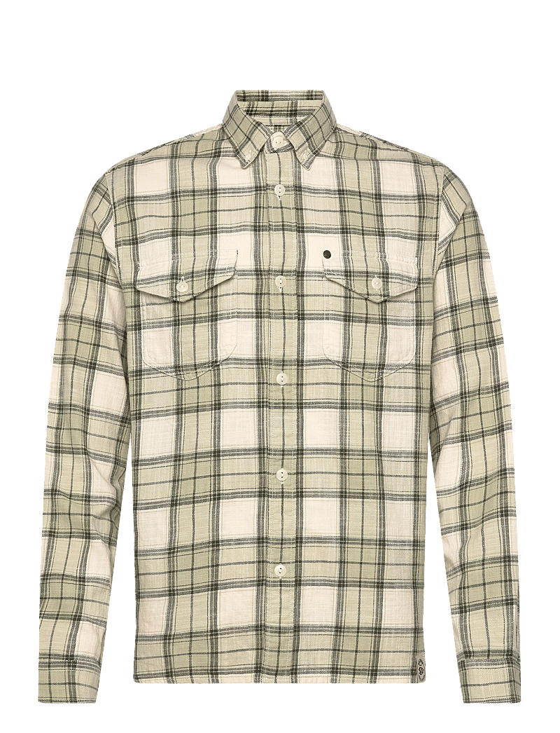 Superdry - MERCHANT LITE CHECK SHIRT - karierte hemden - cedar check sage - 1