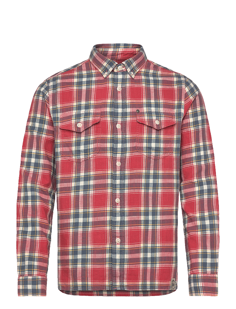 Superdry - MERCHANT LITE CHECK SHIRT - karierte hemden - washed rose check - 1