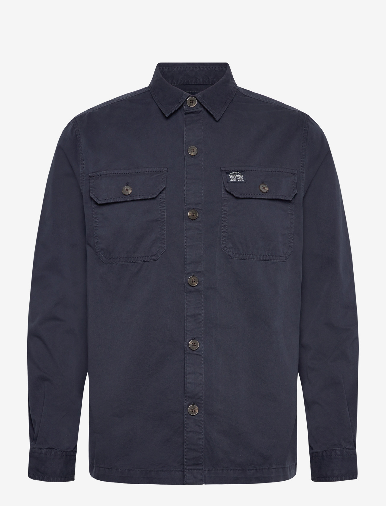 Superdry - 2 POCKET OVERSHIRT - kollektioner - eclipse navy - 1