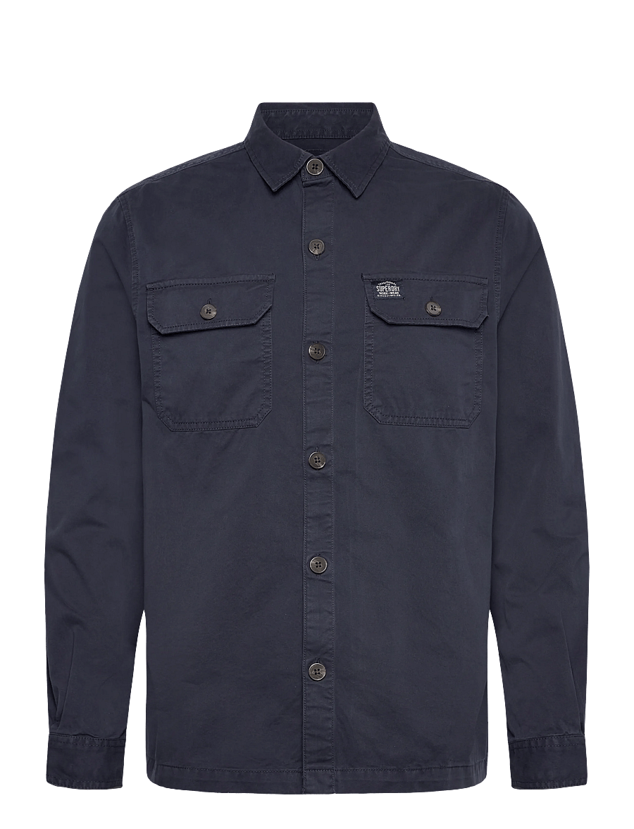 Superdry - 2 POCKET OVERSHIRT - kollektionen - eclipse navy - 1