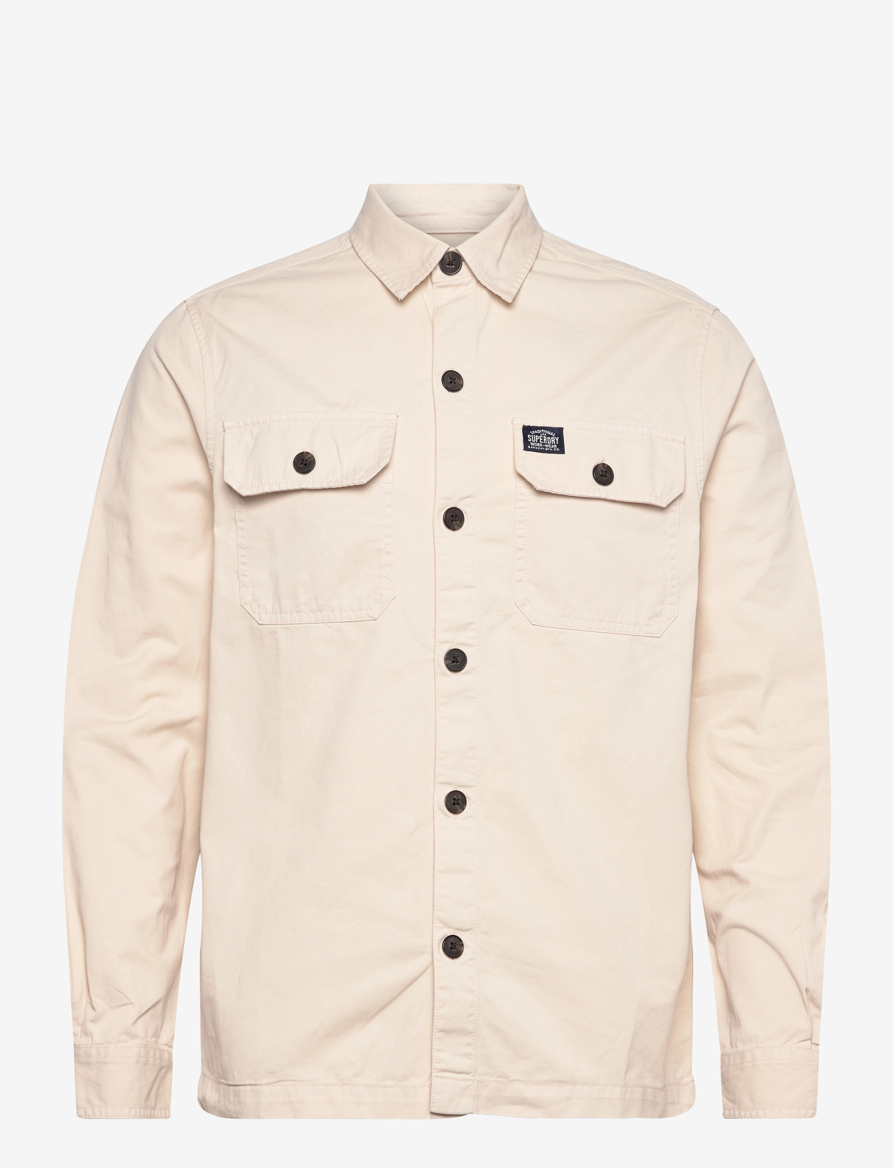 Superdry - 2 POCKET OVERSHIRT - mężczyźni - oatmeal beige - 1