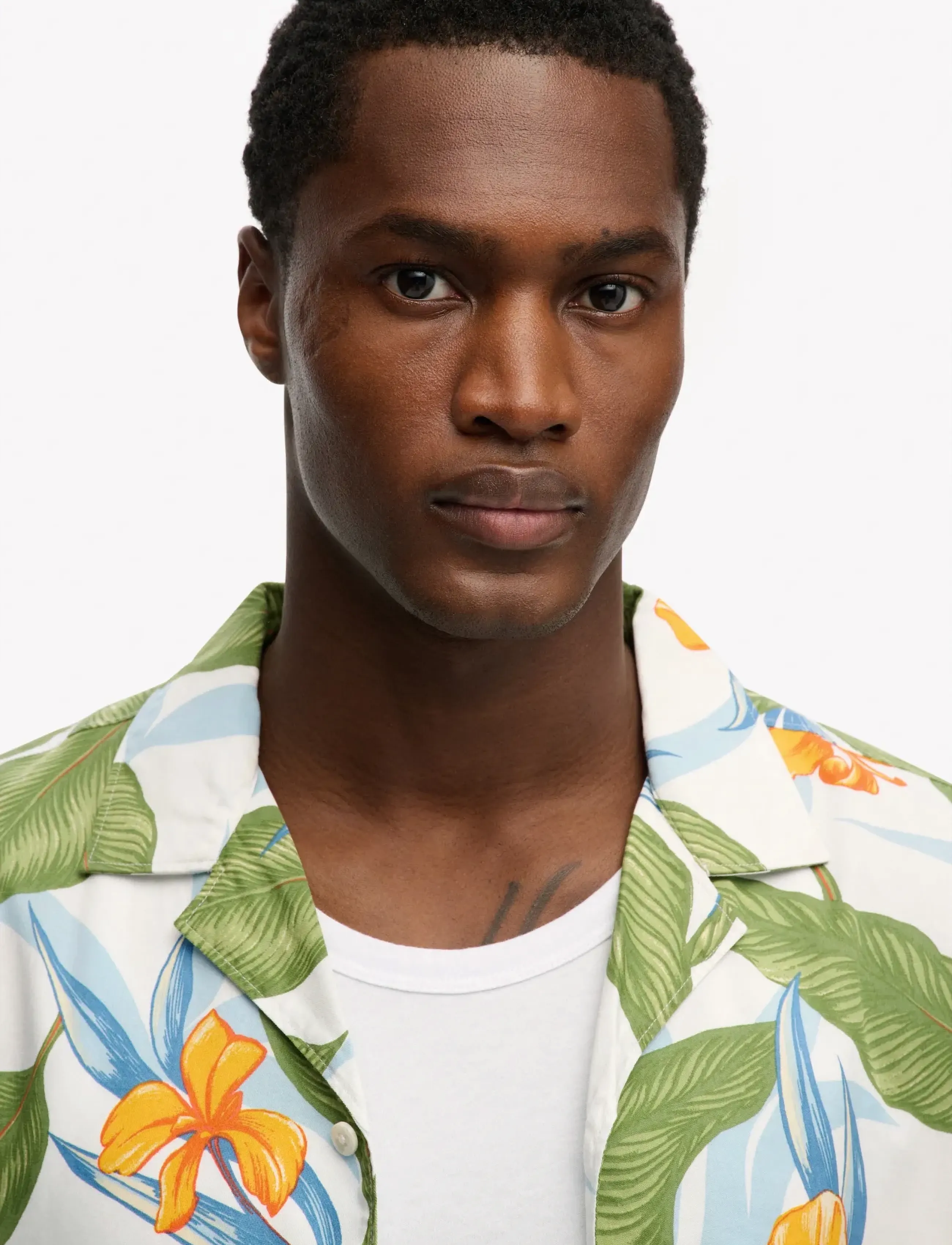 Superdry - HAWAIIAN PRINT S/S SHIRT - kortærmede skjorter - evergreen hawaiian optic - 3