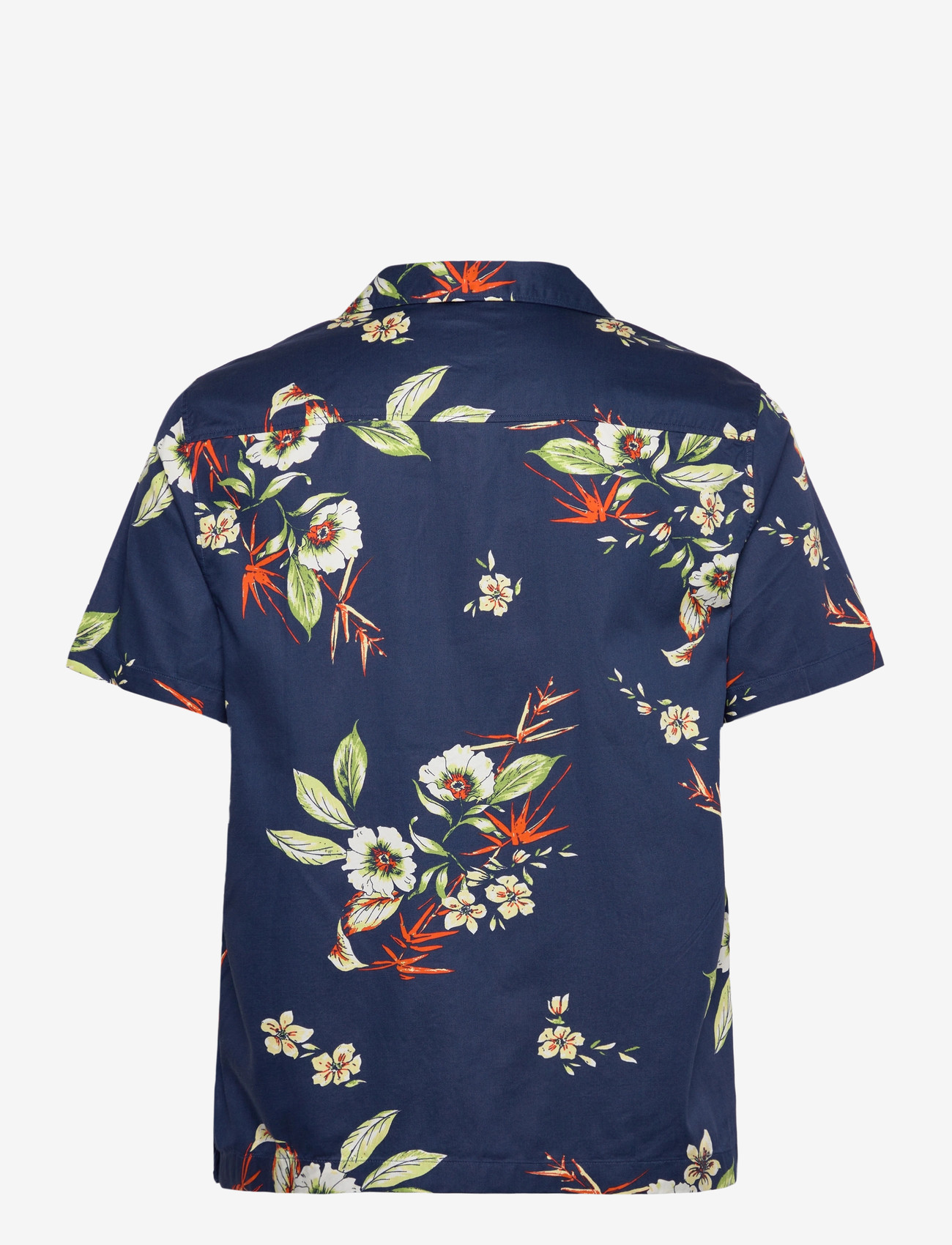 Superdry - HAWAIIAN PRINT S/S SHIRT - lühikeste varrukatega särgid - cabana navy - 2