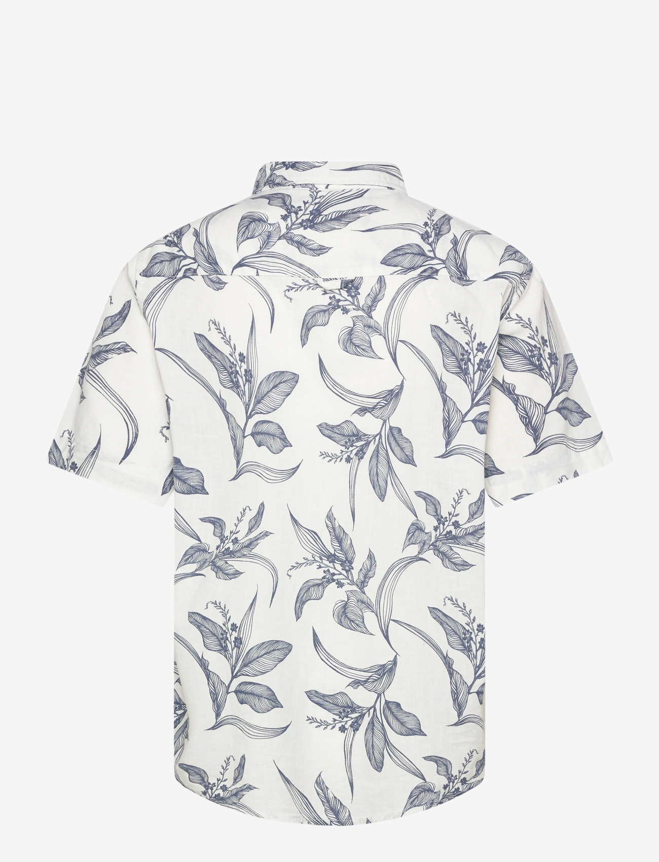 Superdry - VINTAGE LOOM S/S SHIRT - kortærmede skjorter - canna leaves china blue - 2