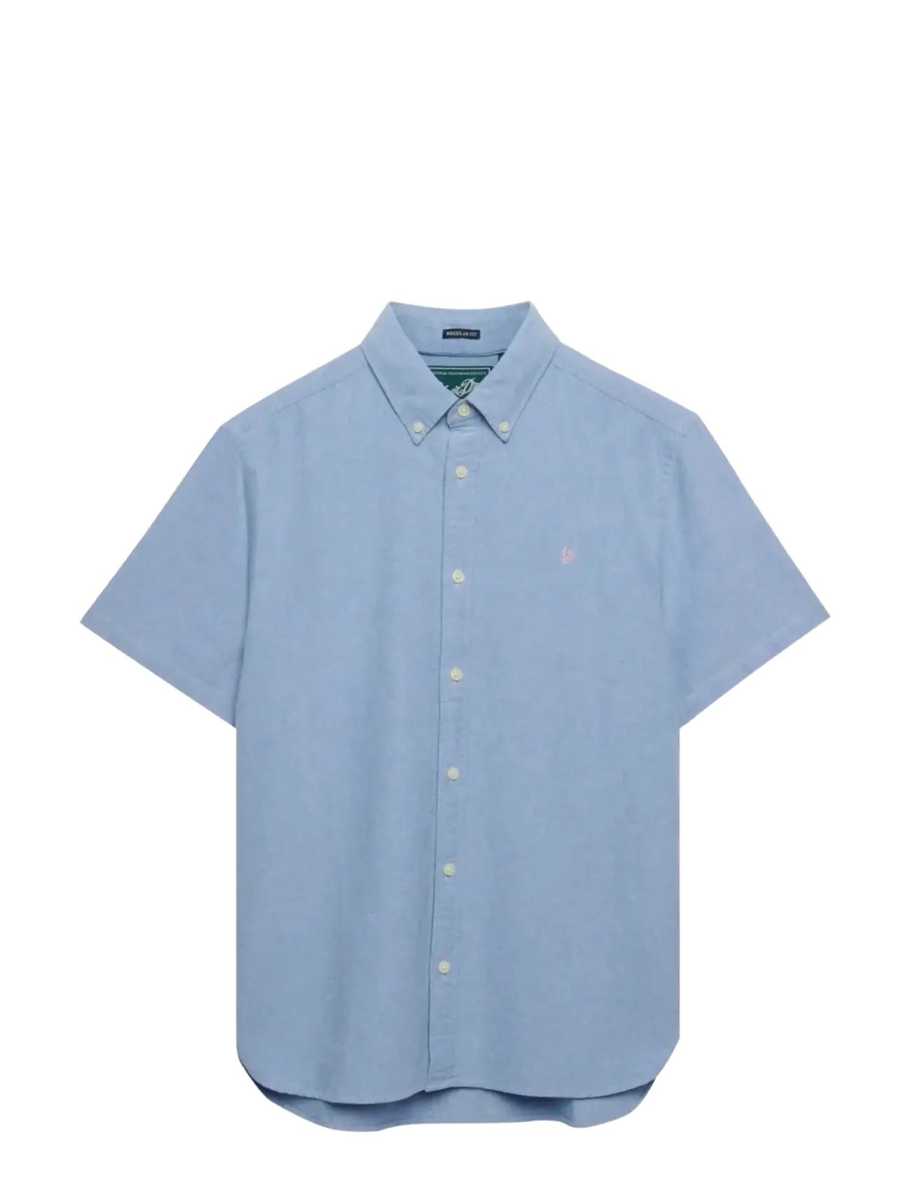 Superdry VINTAGE LOOM S/S SHIRT - Särgid - MID WASH BLUE HAWAIIAN / blue