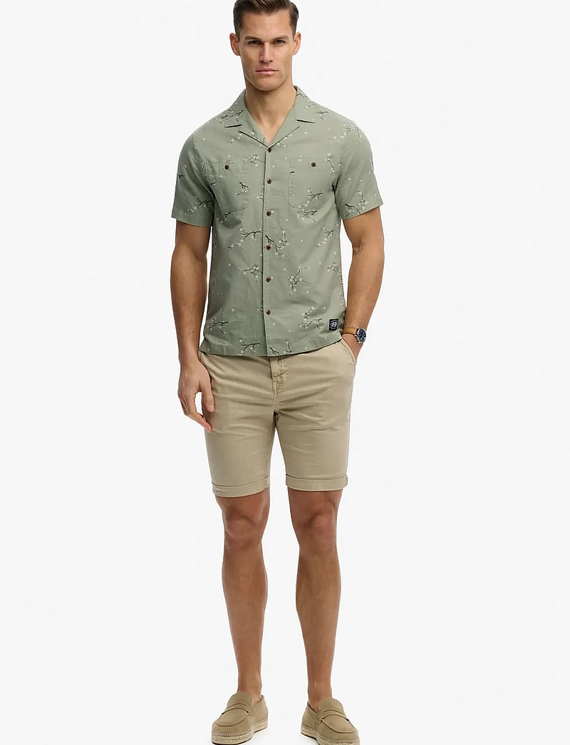 Superdry - S/S PRINTED BEACH SHIRT - mønstrede skjorter - shibori blossom sage - 3