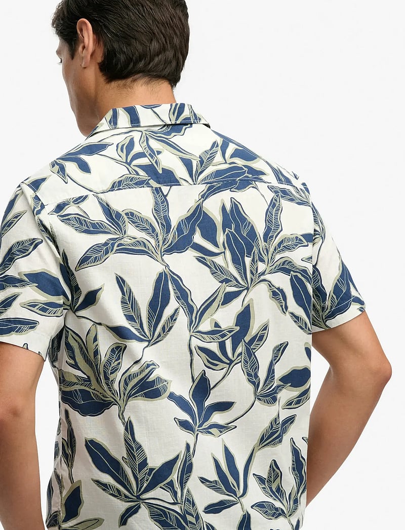 Superdry - CABANA POOLSIDE S/S SHIRT - short-sleeved shirts - banana leaf ecru - 5