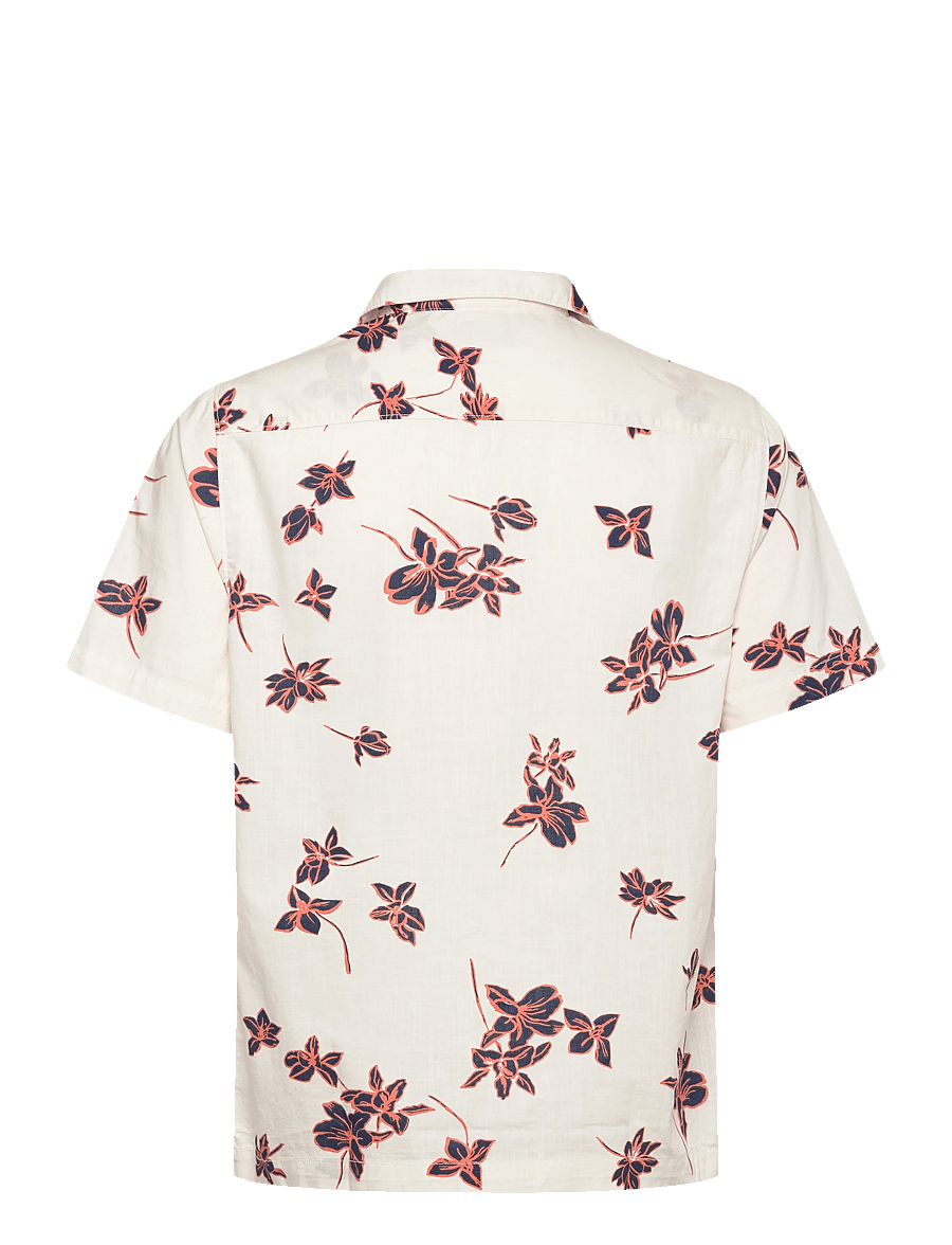 Superdry - CABANA POOLSIDE S/S SHIRT - short-sleeved shirts - lotus flower off white - 2