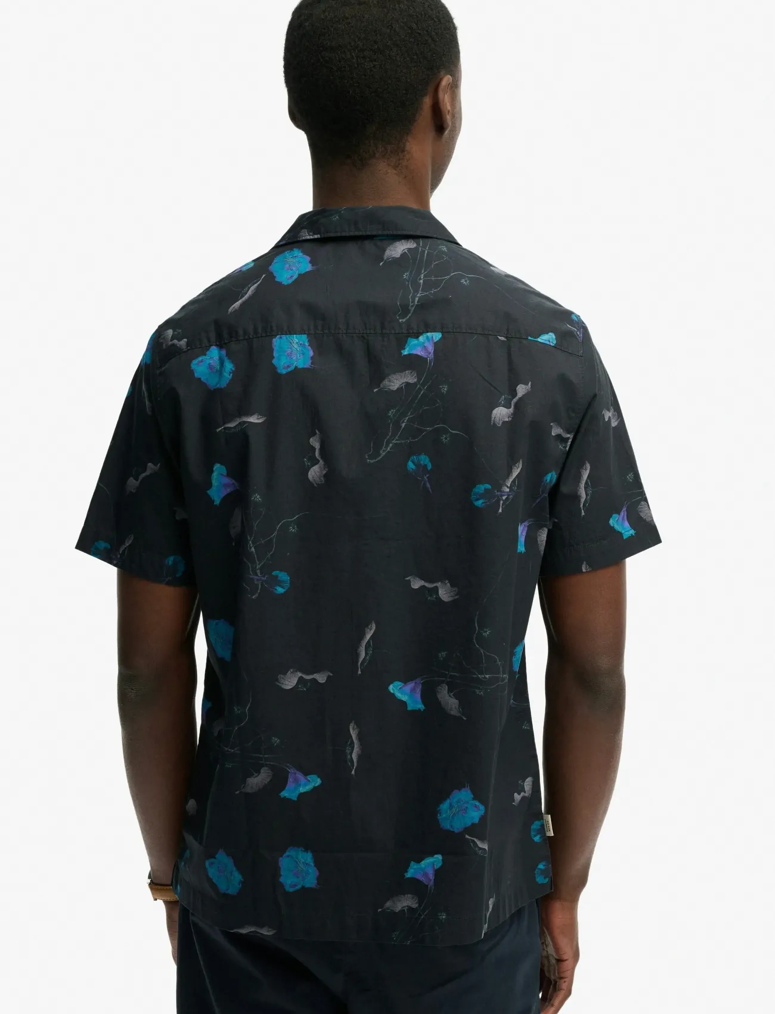 Superdry - CABANA PRINT S/S SHIRT - short-sleeved shirts - sapphire nasturtium - 5