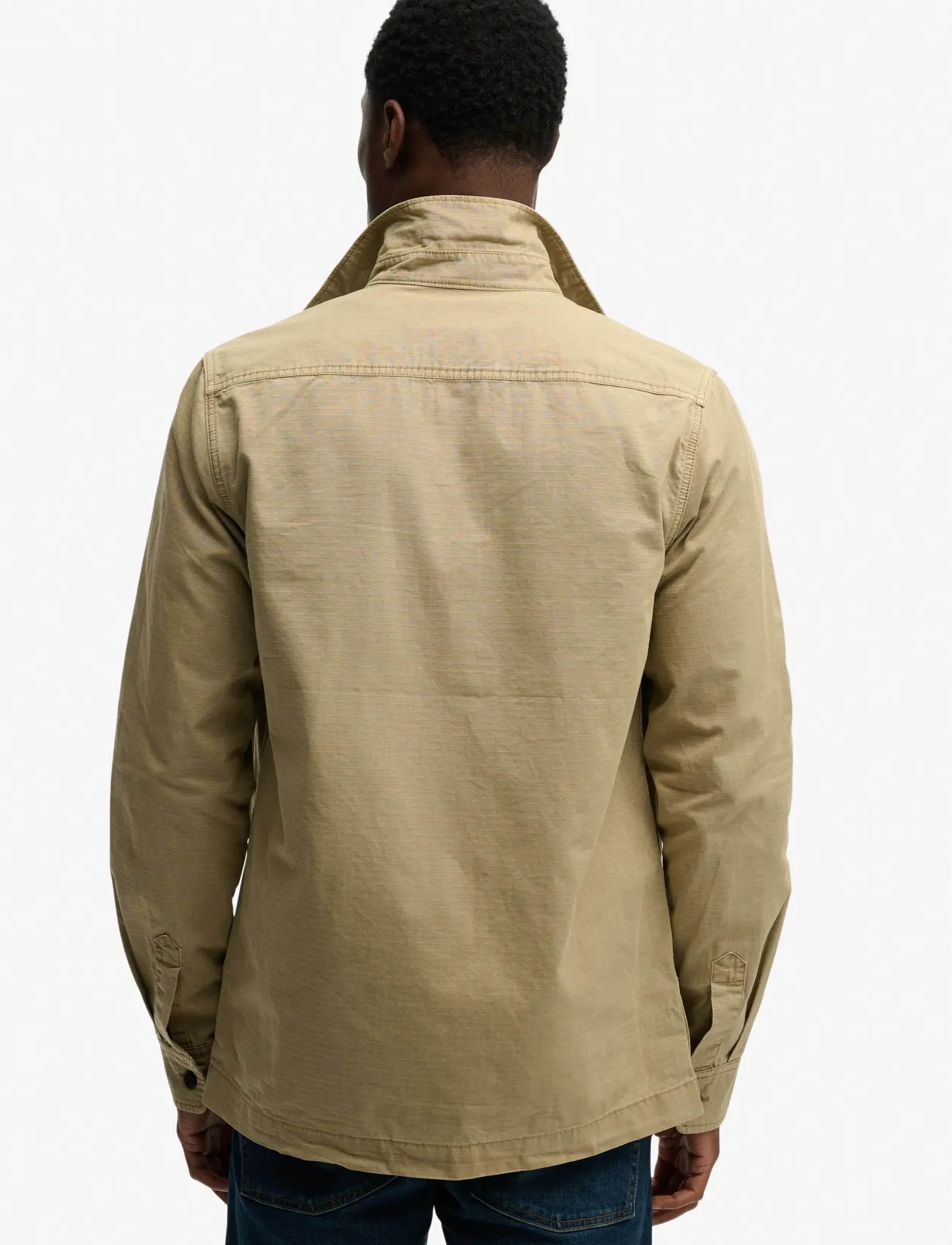 Superdry - MILITARY L/S SHIRT - casual skjortor - canyon sand brown - 3