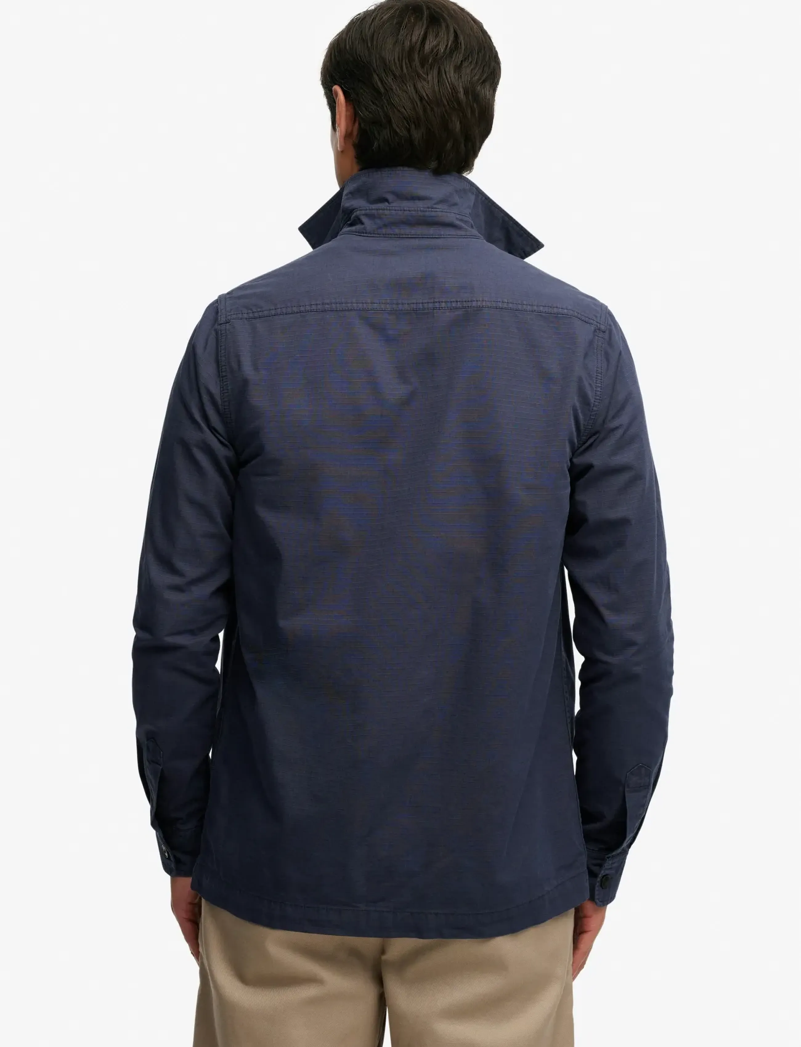 Superdry - MILITARY L/S SHIRT - casual skjortor - french navy - 3