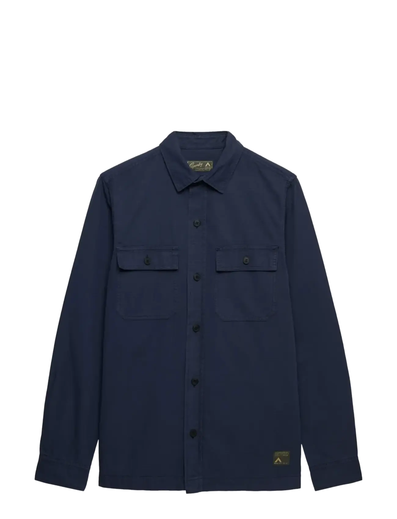 Superdry - MILITARY L/S SHIRT - casual skjortor - french navy - 2