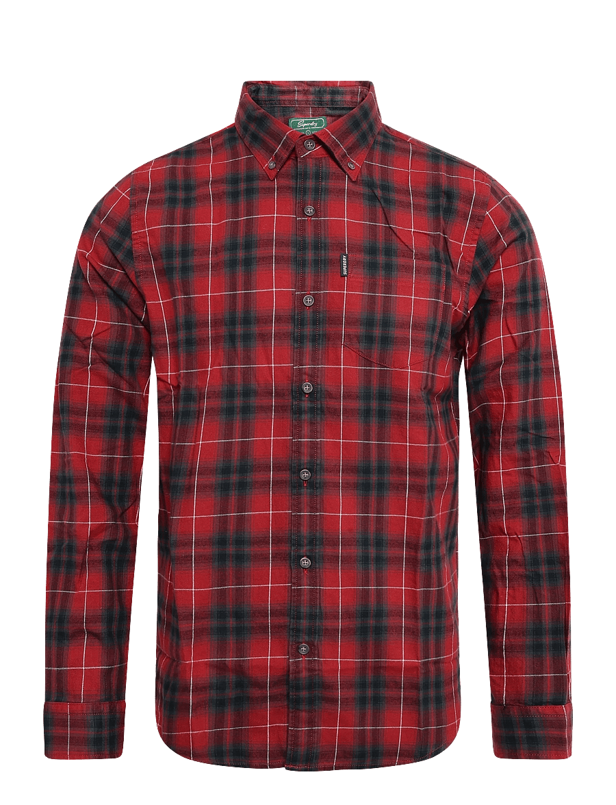 Superdry - VINTAGE CHECK SHIRT - karierte hemden - hoxton check red - 1