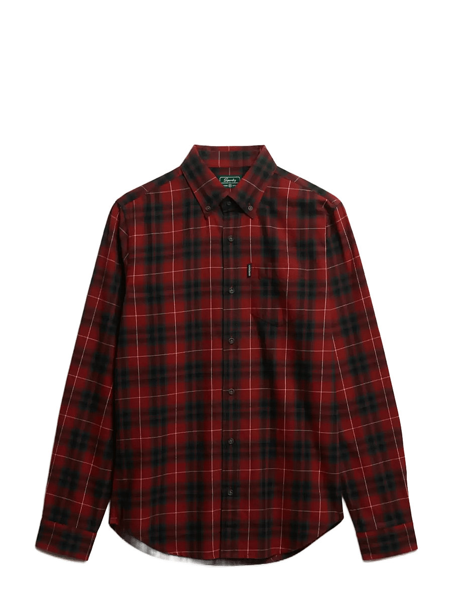 Superdry - VINTAGE CHECK SHIRT - rutiga skjortor - hoxton check red - 1
