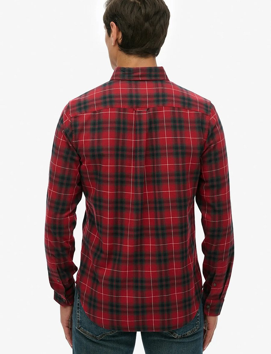 Superdry - VINTAGE CHECK SHIRT - rutiga skjortor - hoxton check red - 2