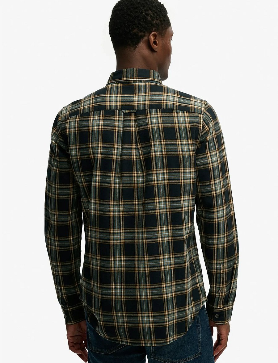 Superdry - VINTAGE CHECK SHIRT - rutiga skjortor - pasadena check black - 2