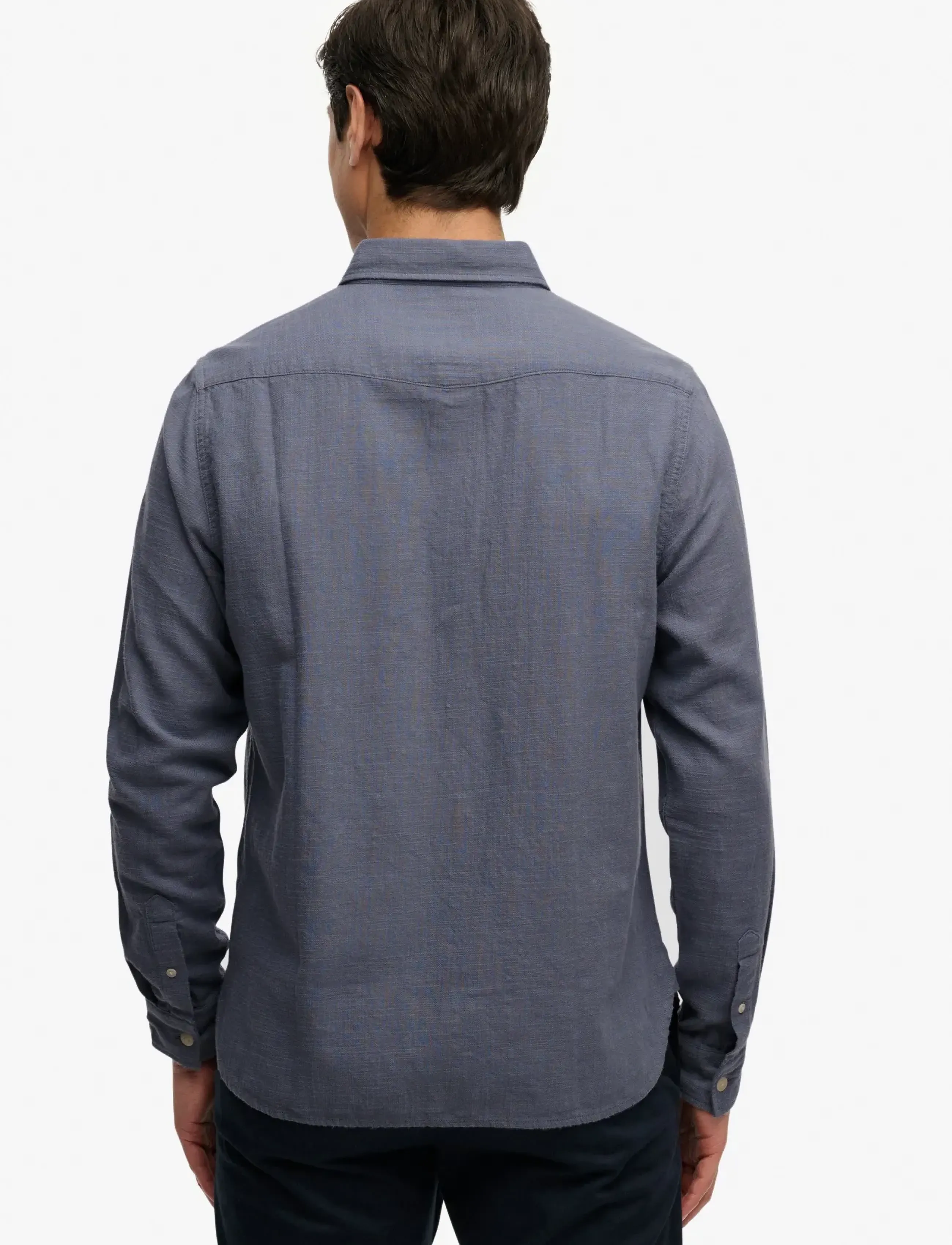 Superdry - MERCHANT LITE L/S SHIRT - casual shirts - flint blue - 2