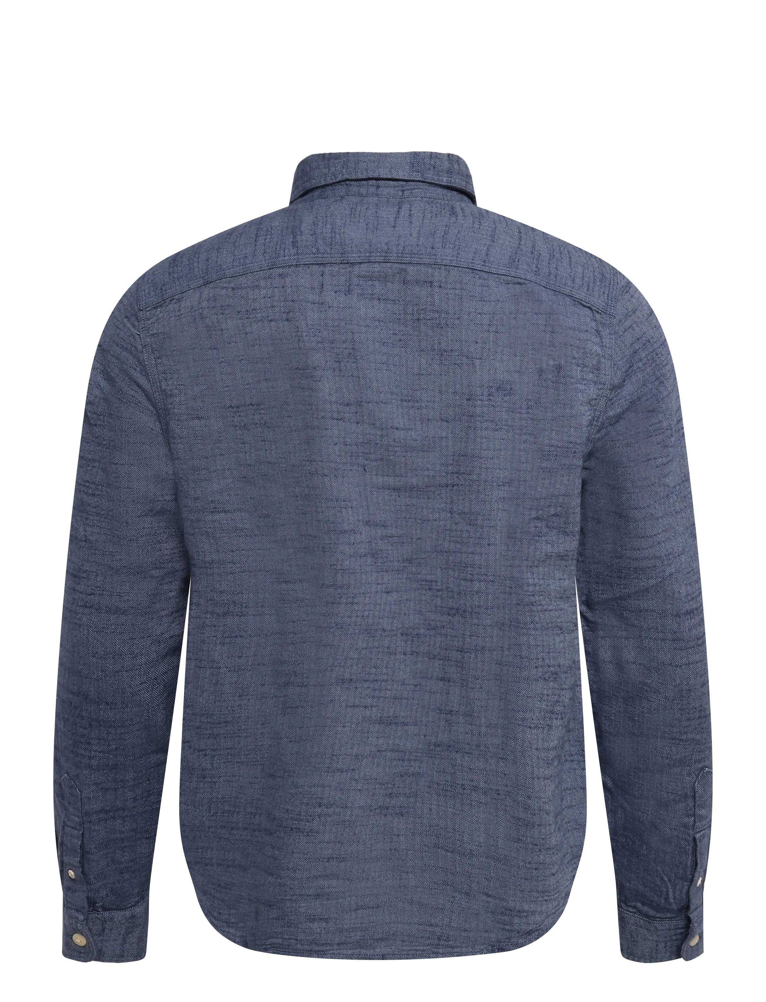 Superdry - HERRINGBONE WORKWEAR SHIRT - avslappede skjorter - flint blue slub - 2