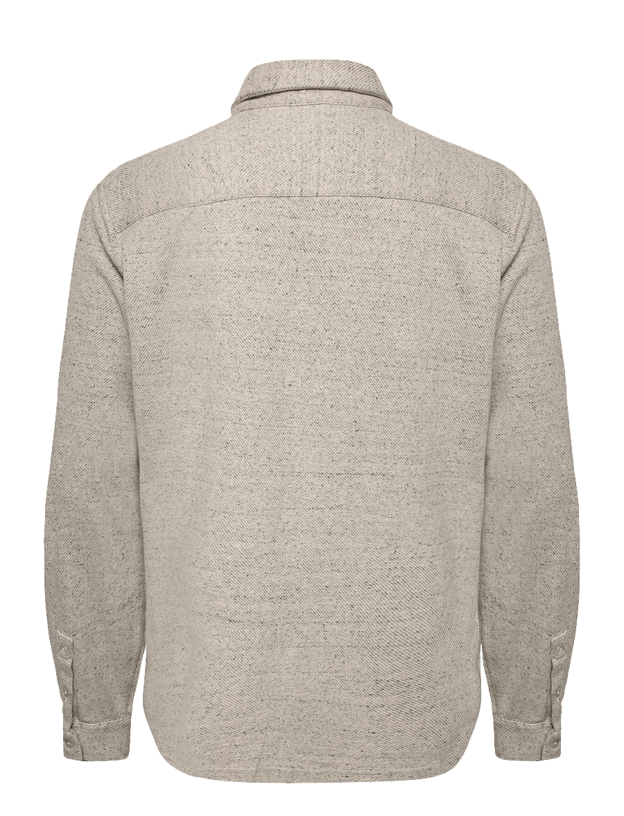 Superdry - TWILL TWEED JERSEY SHIRT - casual skjorter - ecru tweed - 2