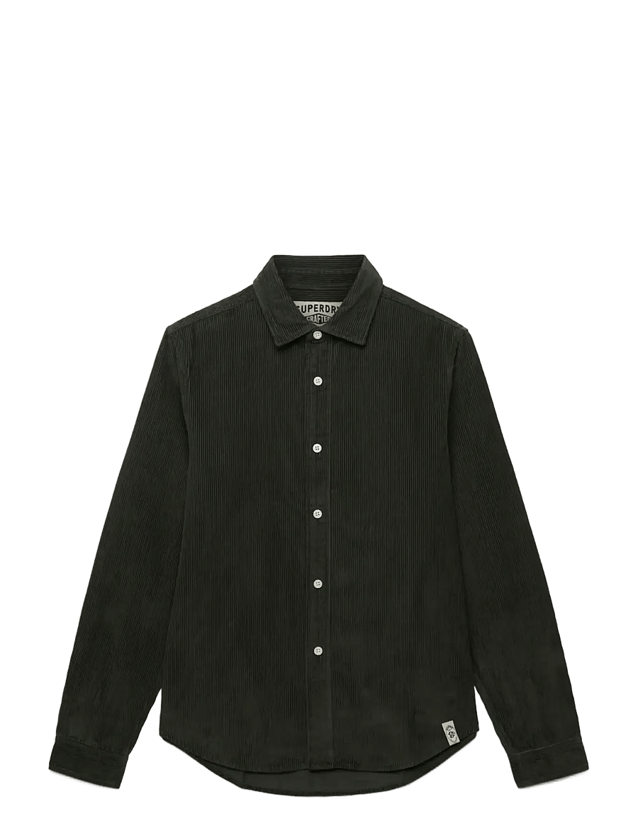 Superdry - CORD OVERSHIRT - corduroy shirts - surplus goods olive green - 1