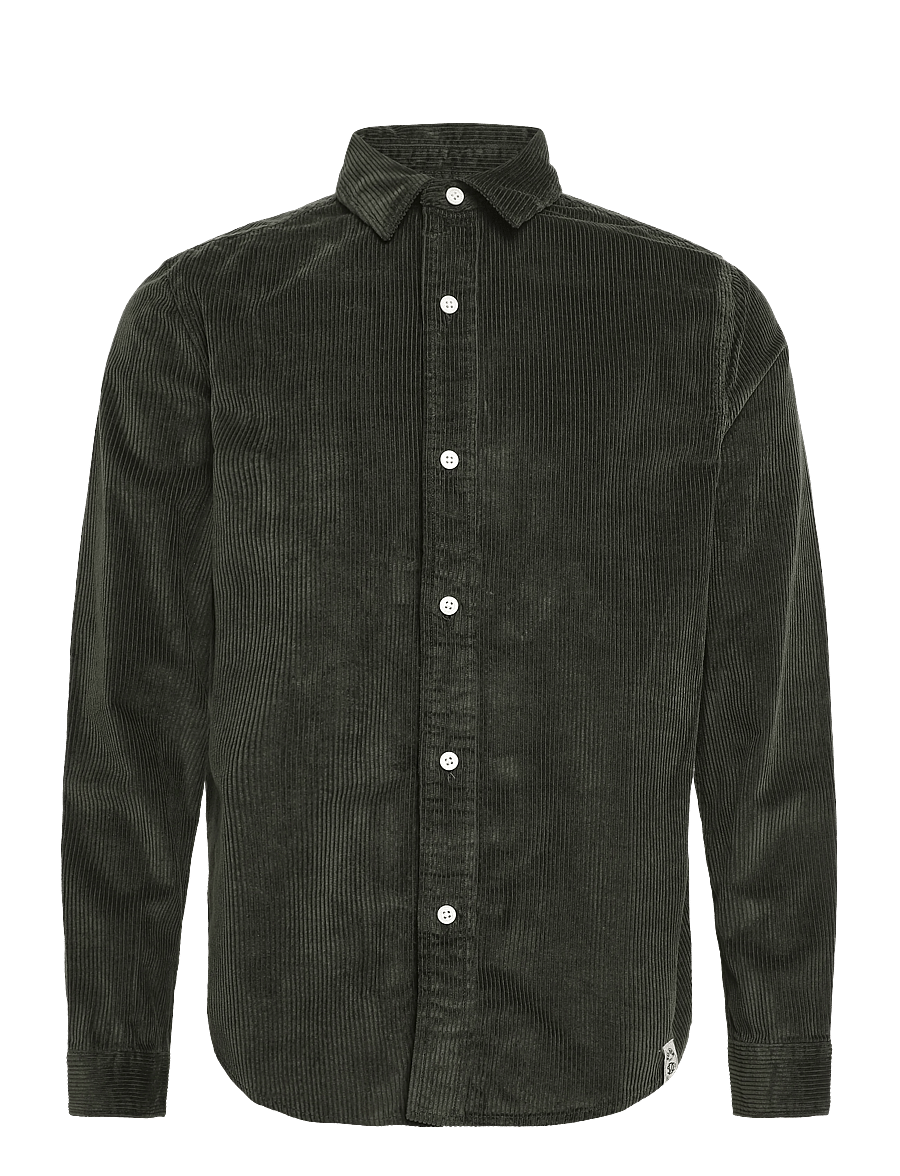Superdry - CORD OVERSHIRT - manchesterskjortor - surplus goods olive green - 1