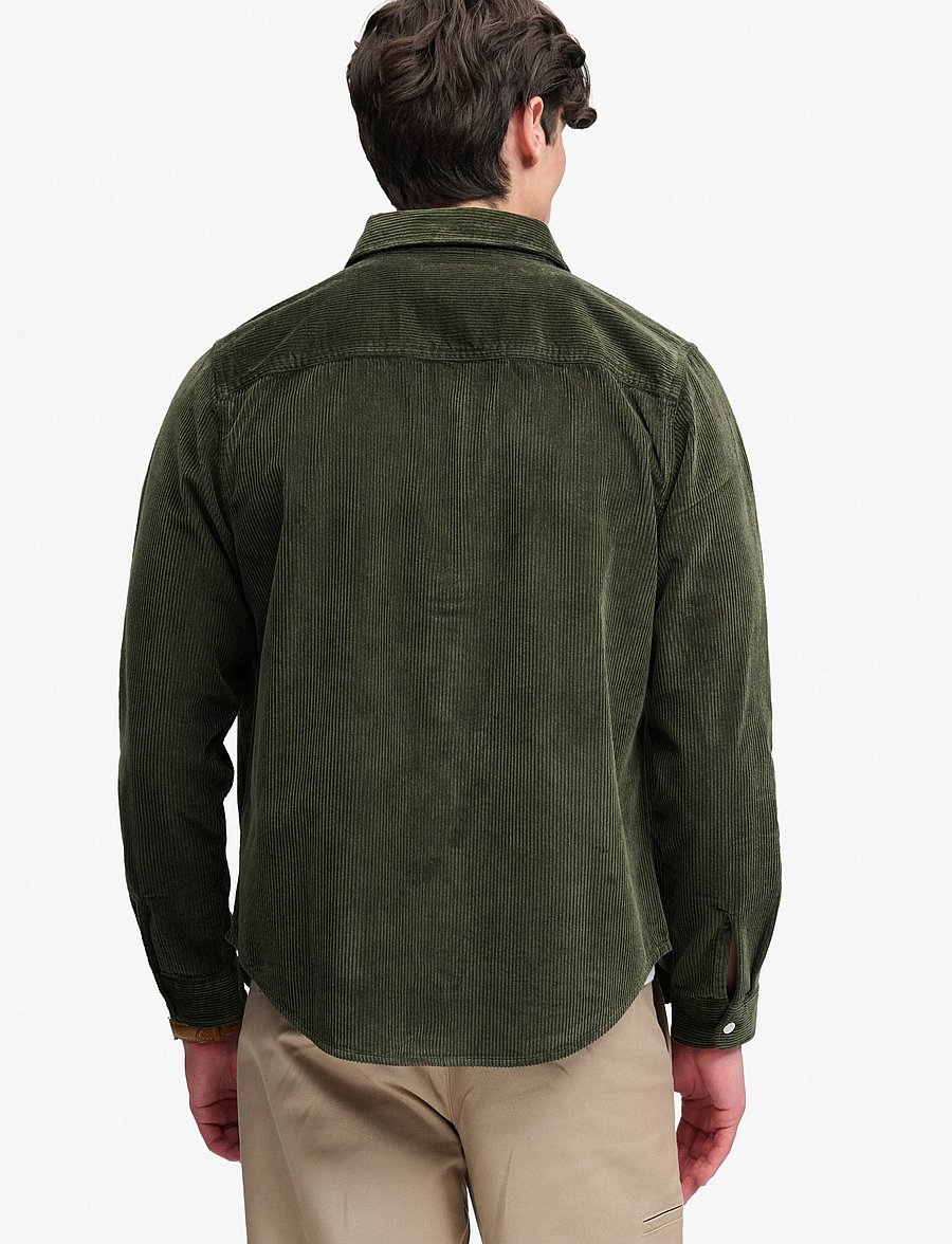 Superdry - CORD OVERSHIRT - corduroy shirts - surplus goods olive green - 2