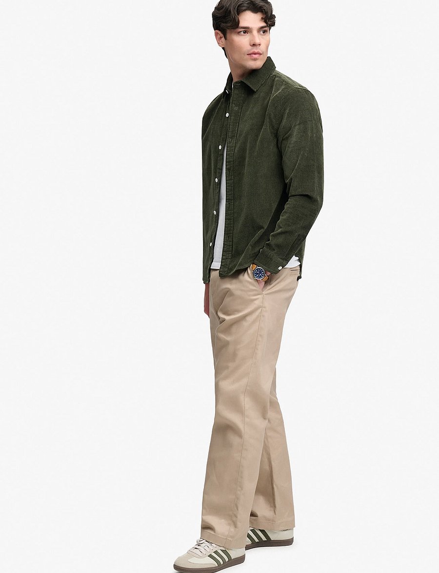 Superdry - CORD OVERSHIRT - corduroy shirts - surplus goods olive green - 5