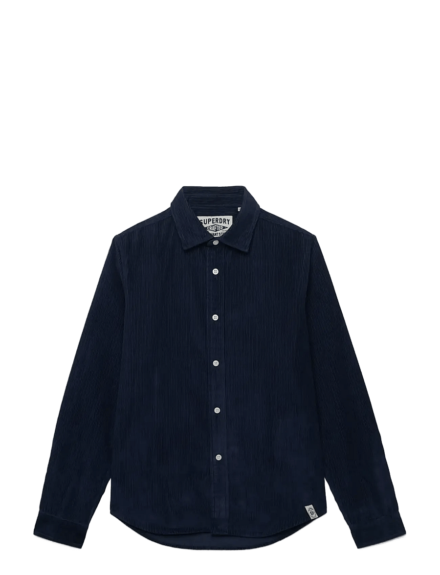 Superdry - CORD OVERSHIRT - velvetsärgid - nautical navy - 1