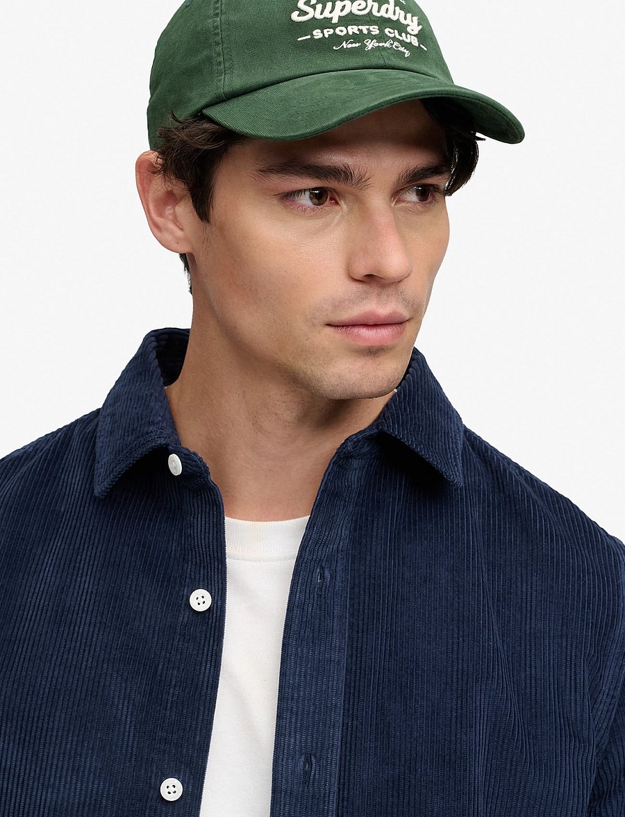 Superdry - CORD OVERSHIRT - velvetsärgid - nautical navy - 3