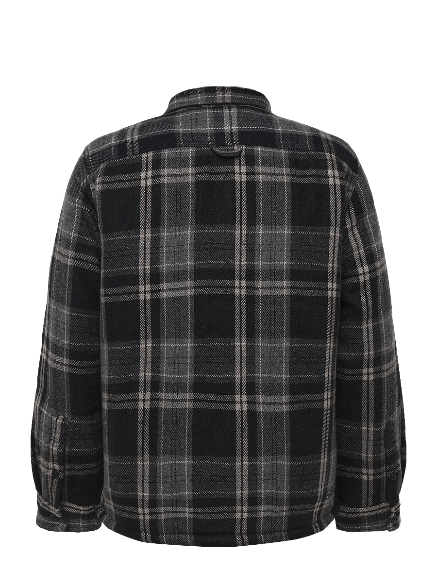 Superdry - BORG LINED MILLER OVERSHIRT - vinterjackor - peyton check black - 2
