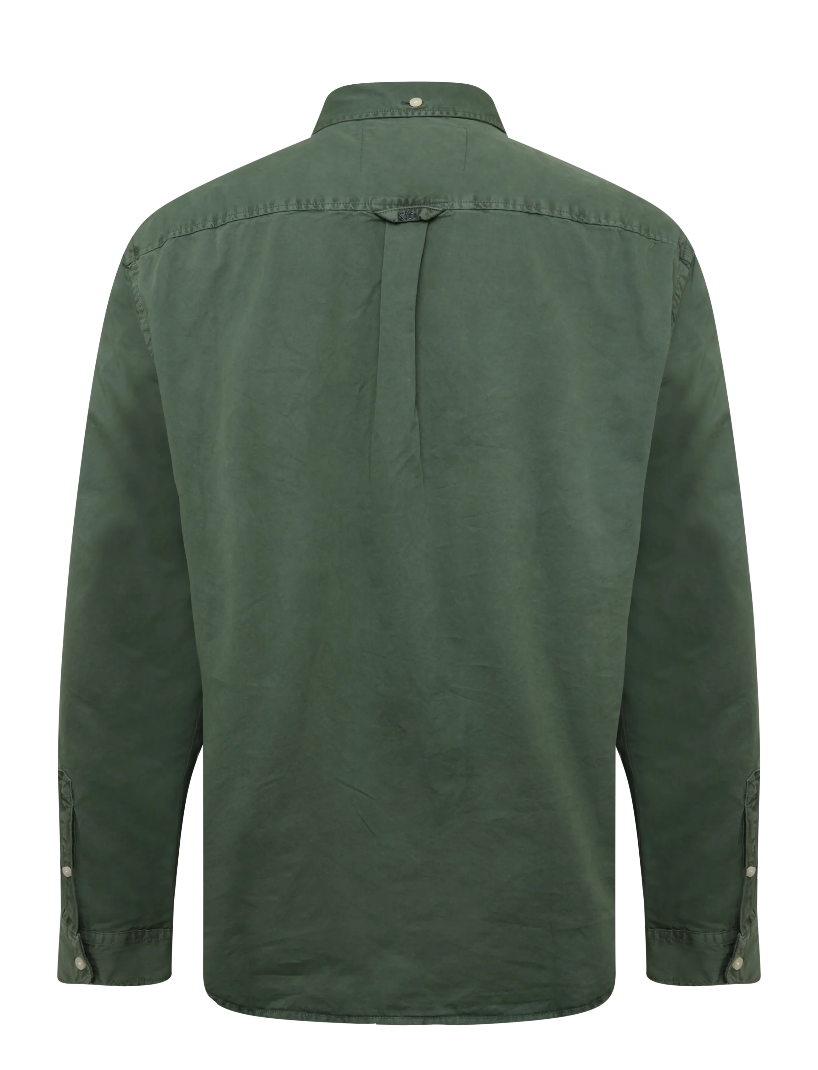 Superdry - GARMENT DYED L/S SHIRT - oxford shirts - tumbled green - 2