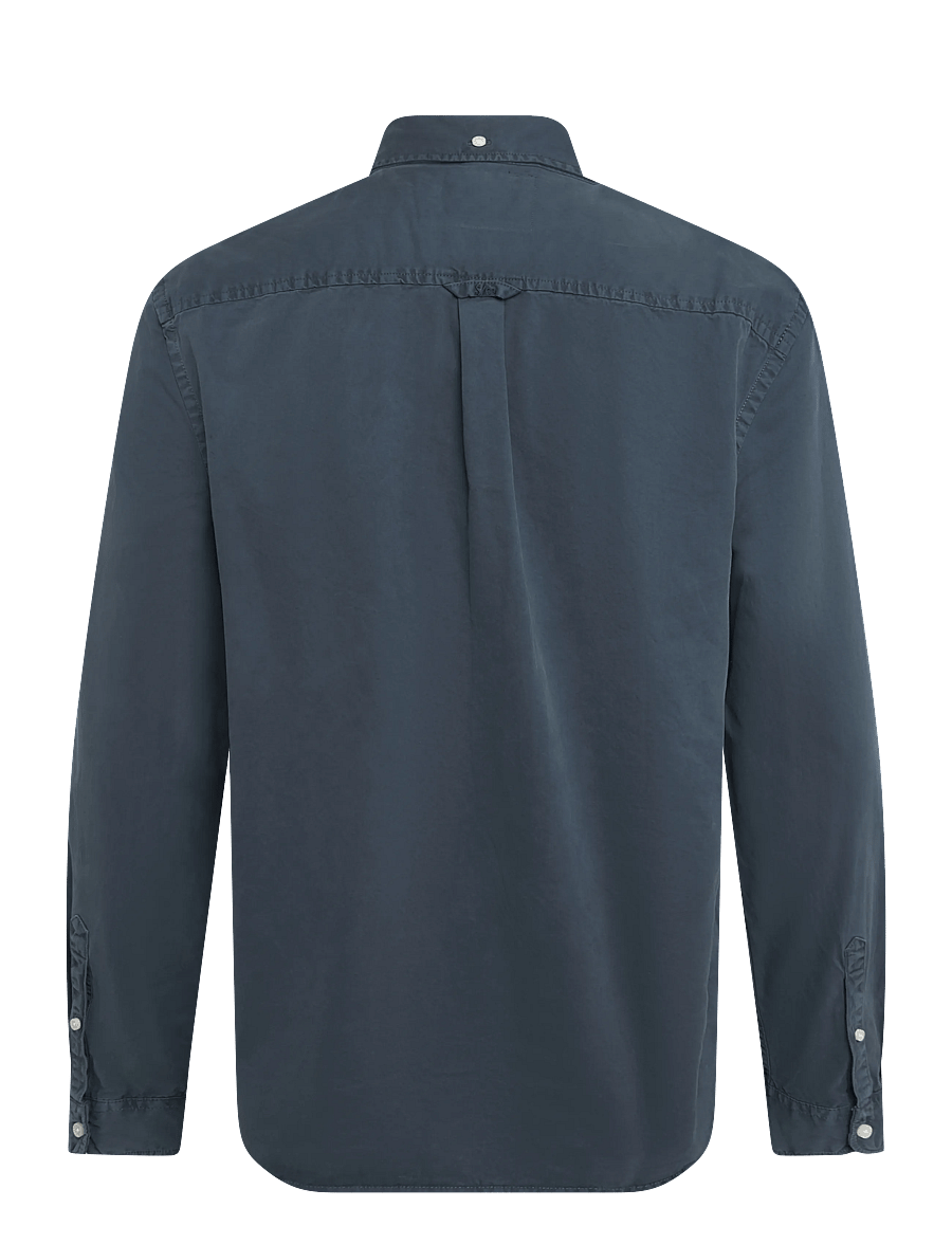 Superdry - GARMENT DYED L/S SHIRT - chemises oxford - tumbled slate blue - 2