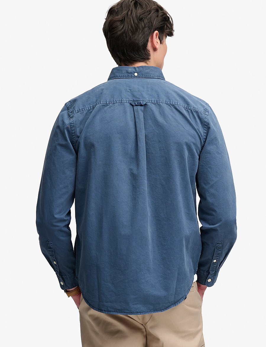 Superdry - GARMENT DYED L/S SHIRT - oxford-hemden - tumbled slate blue - 2