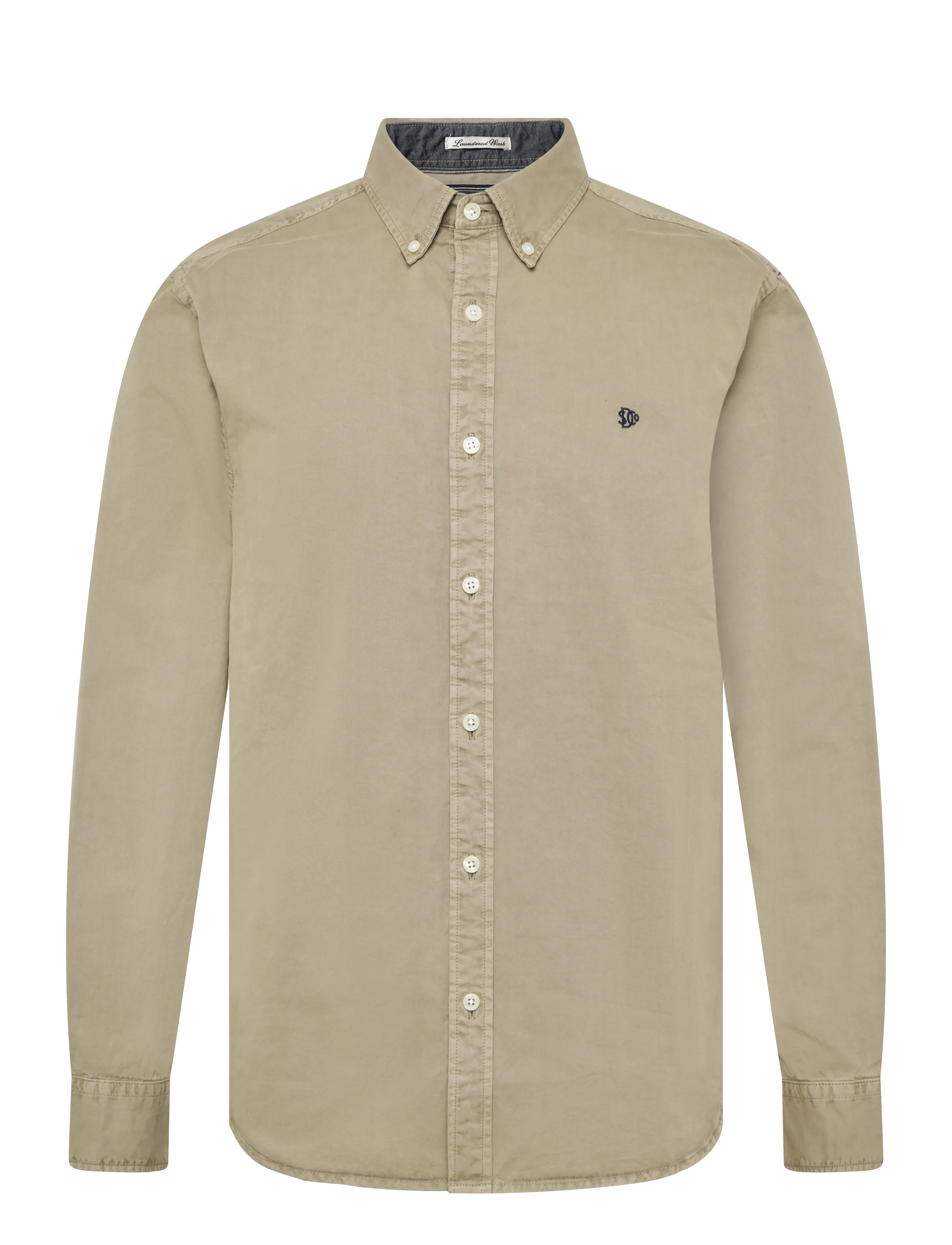 Superdry - GARMENT DYED L/S SHIRT - oxford-skjortor - tumbled tan - 1