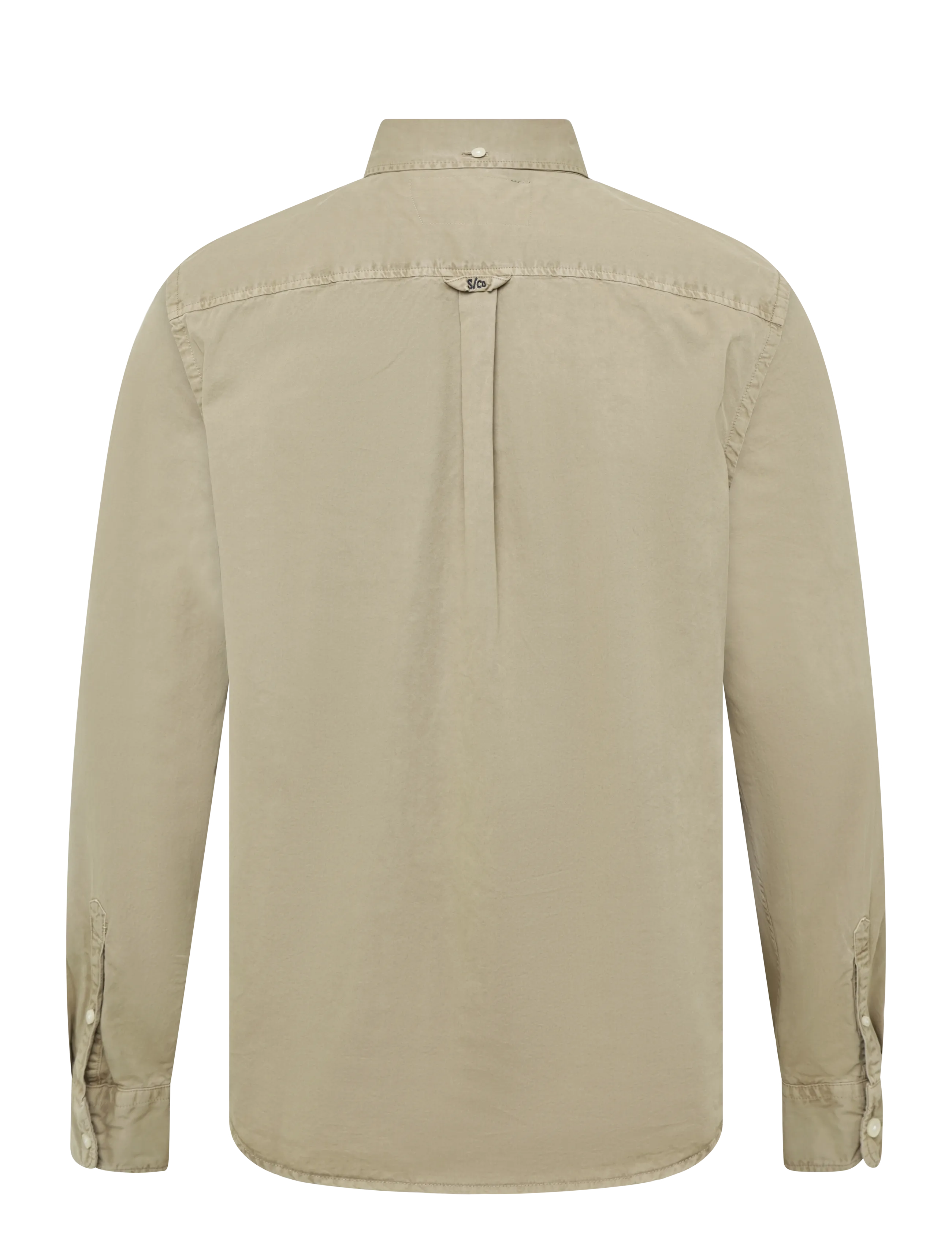 Superdry - GARMENT DYED L/S SHIRT - oxford-skjortor - tumbled tan - 2