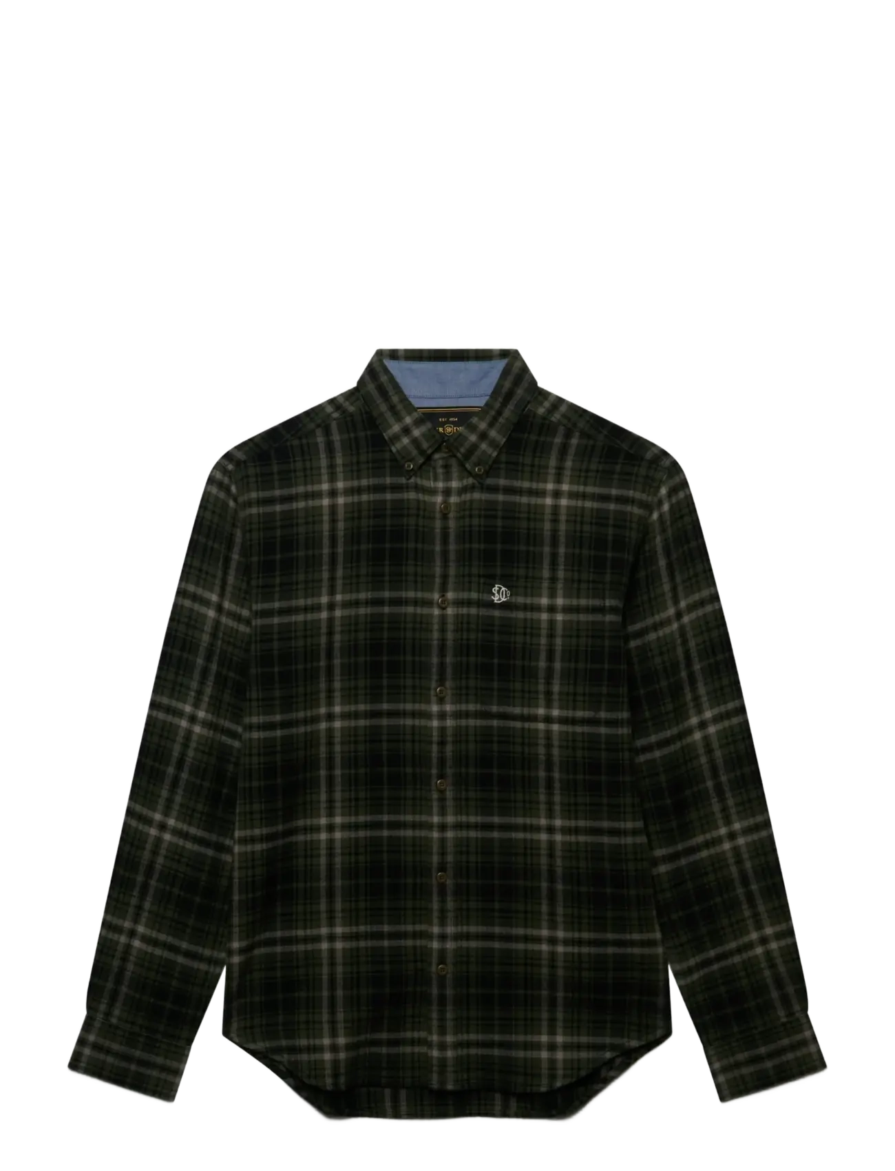 Superdry - L/S COTTON LUMBERJACK SHIRT - frontier check olive green - 1