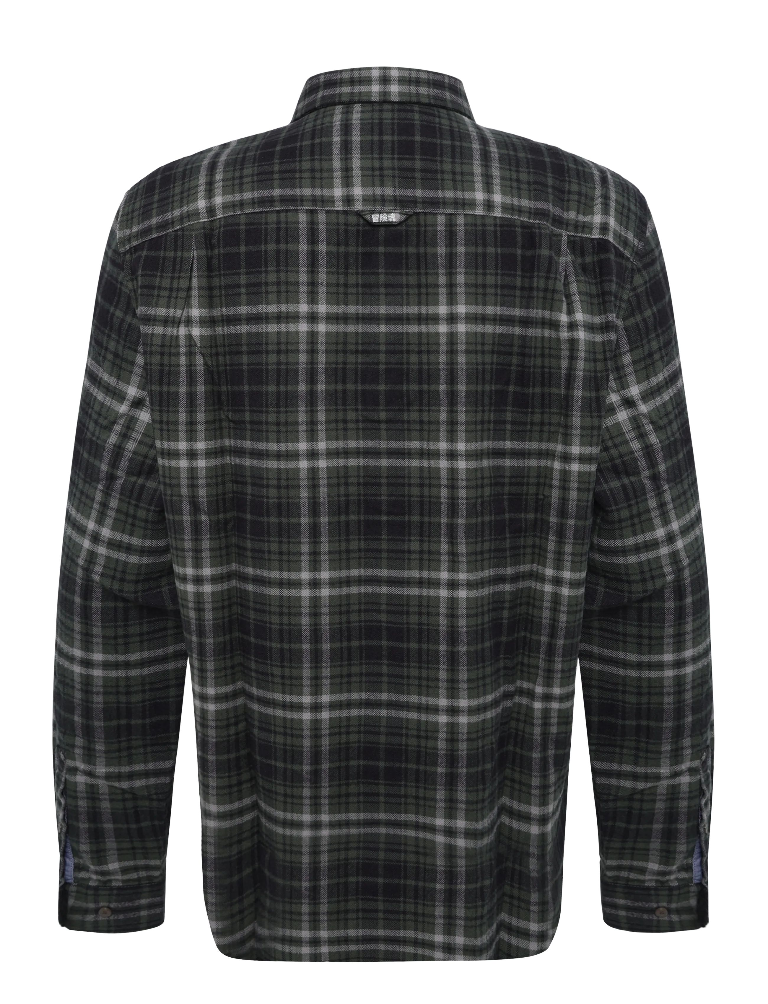 Superdry - L/S COTTON LUMBERJACK SHIRT - flanellsärgid - frontier check olive green - 2