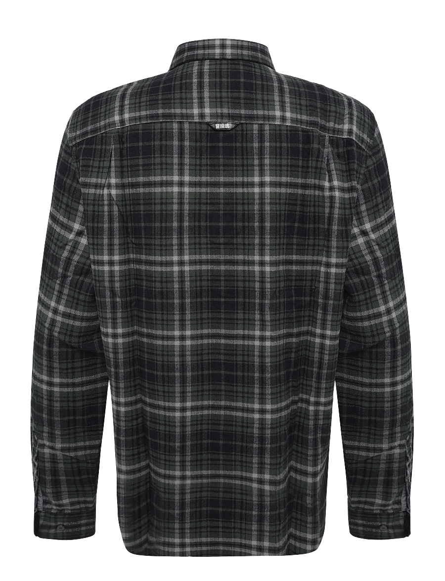 Superdry - L/S COTTON LUMBERJACK SHIRT - flanellsärgid - frontier check olive green - 2